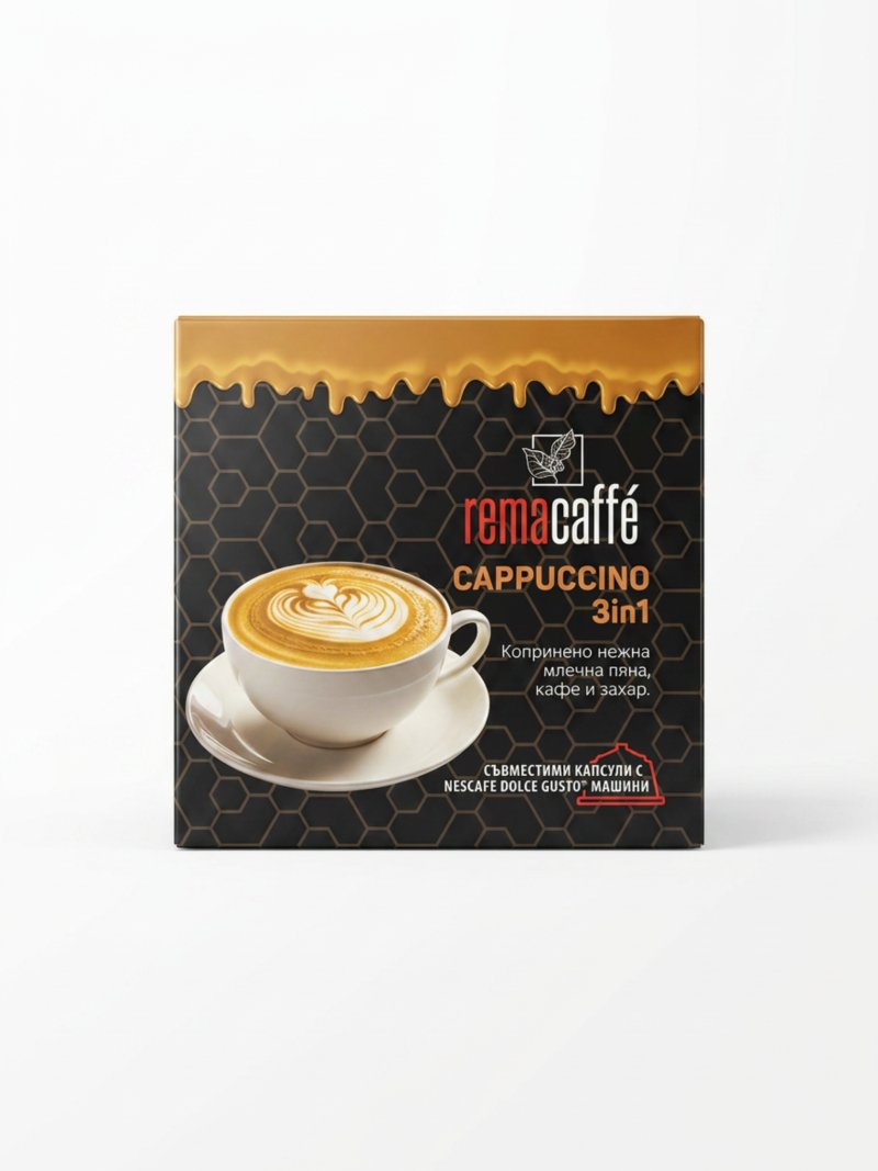 Капсули DG Rema Caffè Cappuccino 3in1 16 бр. 
