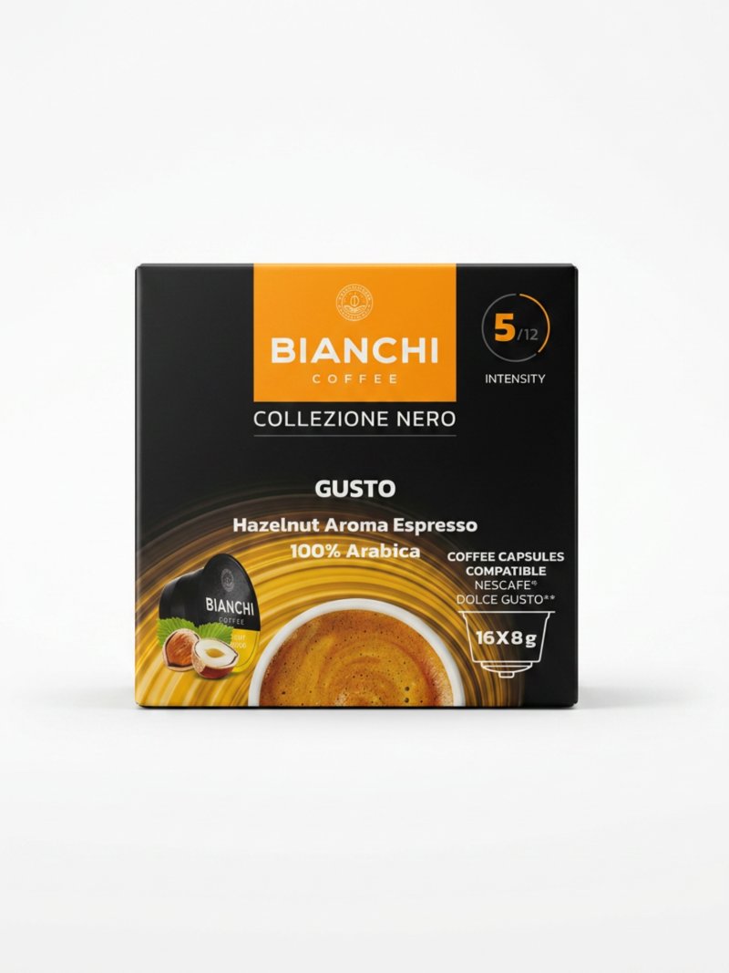 Капсули DG Bianchi Hazelnut Aroma Espresso 16 бр.